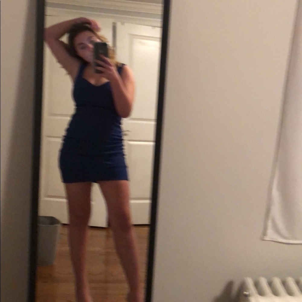 Blue homecoming dress